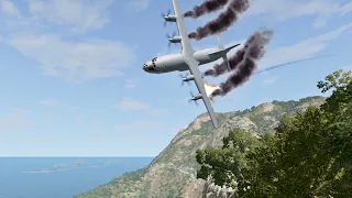 AN-12 Crashes In Beamng (Realistic Physics)