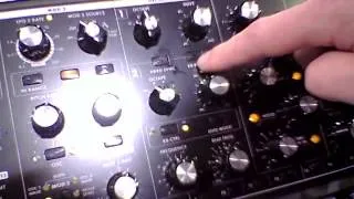 Moog Sub-37 analog synth at NAMM 2014