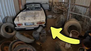 Unbelievable Finds BEHIND THIS CAR at this GARAGE SALE!