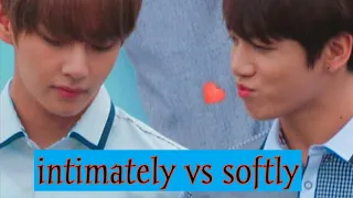 Eyes can't lie Taehyung staring at jungkook intimately vs softly -taekook