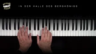 In der Halle des Bergkönigs (simple Version) Piano Yamaha Genos  how to play Tutorial - Musikzone