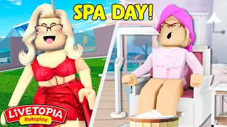 ROTINA DO DIA DE PRINCESA DA VOVÓ! Roleplay Livetopia- ROBLOX