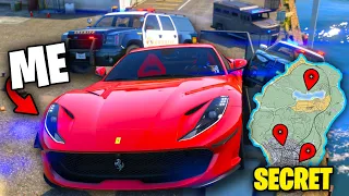 Using Secret Locations to Lose Cops in GTA 5 RP..