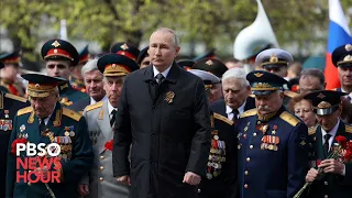 On Victory Day, Putin paints Russia's brutal invasion of Ukraine as a response to the West