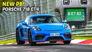 NEW PB! Porsche 718 GT4 Nürburgring 8:07 BTG