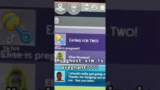 Pregnant Ghost in The Sims 4?! #sims #sims4 #shorts