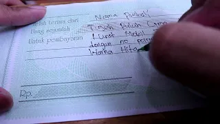 CONTOH CARA MENGISI KWITANSI PENJUALAN