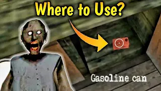 where to use gasoline can in granny chapter two
