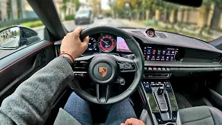 2022 Porsche 911 Carrera GTS [ 2,981 cm³ H6 480hp ] | POV Test Drive in rainy day