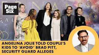 Brad Pitt security guard alleges Angelina Jolie told their kids to ‘avoid’ dad during custody visits