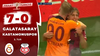 Galatasaray 7-0 Kastamonuspor Maç Özeti (Ziraat Türkiye Kupası 3.Tur Maçı) / 19.10.2022