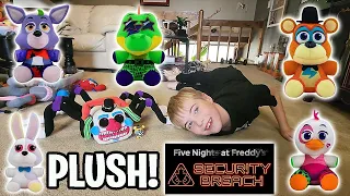 New FNAF Security Breach Plush! Huge DJ Music  Man, Monty, Chica, Freddy, Roxy, and Vanny!