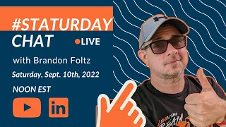 STATURDAY CHAT LIVE with Brandon Foltz, Ep. 37