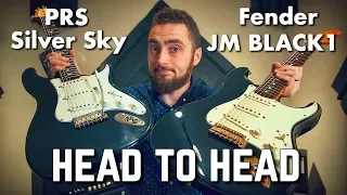 PRS Silver Sky vs Fender Black1 John Mayer Signature || Head To Head Demo By Rhett Shull