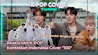 Reaksi KPOP Idol Cover Dance Indonesia "100" | 2022 KPOP COVER Festival