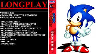 Sonic & Knuckles [USA] (Sega Genesis) - (Longplay - Sonic the Hedgehog | 100% Completion)