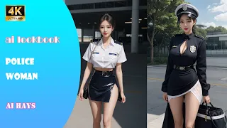 [4k AI girl] police AI LOOKBOOK / 여경 AI LOOKKBOOK