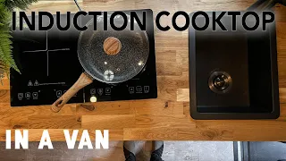 Can a VAN system handle INDUCTION COOKTOPS? Amzchef Induction cooktop 2 burner Review. Does it work?