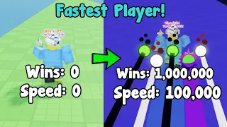 Becoming The Fastest Player In Race Clicker!