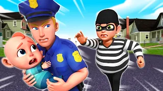 Please Help Me, Catch The Thief  - Funny Kids Songs | Rosoo Candy