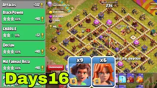 Th16 Rootrider valk spam attacks|legend league attack may season days16|clash of clans