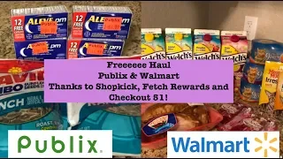 Walmart and Publix Extreme Couponing! Free + Moneymaker