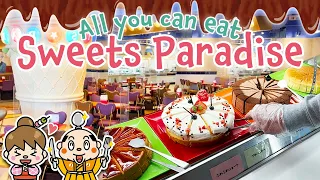 Sweets Paradise! All you can eat sweets buffet restaurant! Ikebukuro, Tokyo, Japan