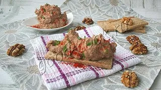 Фасолевый паштет с яйцами и орехами. Рецепт приготовления