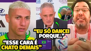 RICHARLISON E TITE DESABAFARAM E MANDARAM A REAL NOS CRÍTICOS DA COMEMORAÇÃO DA DANÇA DO POMBO