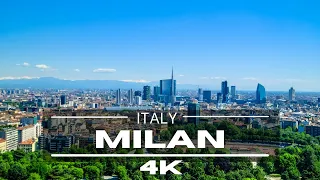 Italy Milan 4K Drone Footage