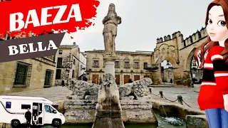 134.♥️ BAEZA  Jaén en 4K. 👉7 IMPRESCINDIBLES. Área de AUTOCARAVANAS. Turismo Baeza. Qué ver en Baeza