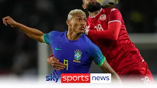Richarlison racially abused with banana as Brazil beat Tunisia in Paris friendly