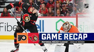 Flyers @ Senators 10/14 | NHL Highlights 2023