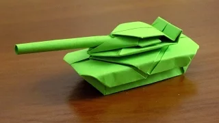how to make a tank out of paper with their hands origami tank
