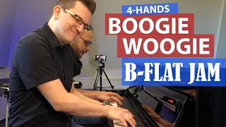 B-Flat Jam – 4-hands Boogie Woogie Piano