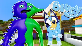 BLUEY conoce a BITTERGIGGLE de GARTEN OF BANBAN 4 y son AMIGOS| Las Aventuras de BLUEY en Minecraft!