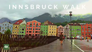 Tirol Austria , Innsbruck Austria summer walk |Tyrol Innsbruck tour Austria 4k walking hdr UHD60fps
