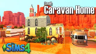 Sims 4 Speed Build No cc Cozy Caravan-Style House