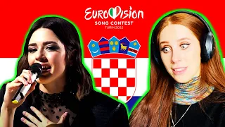 I REACTED TO CROATIA'S SONG FOR EUROVISION 2022 // MIA DIMŠIĆ "GUILTY PLEASURE"