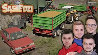 POLONEZ 😱 Wywóz & Sprzedaż Plonów🔥 Kopanie Buraków🌱 "SĄSIEDZI" #15 Farming Simulator 22 | MafiaSolec