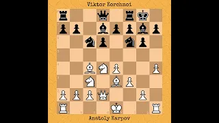 Anatoly Karpov vs Viktor Korchnoi | Candidates Final, 1974 #chess