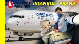 Turkish Airlines Istanbul - Praha, Business Class. Létání během pandemie