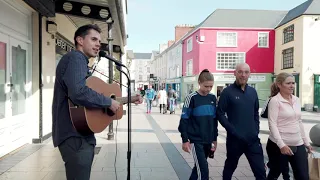 SALLY MACLENNANE // busking in Tralee // The Pogues cover