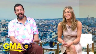 Jennifer Aniston and Adam Sandler talk new movie, ‘Murder Mystery 2’ l GMA