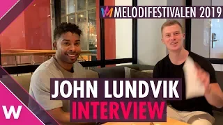 John Lundvik Interview | Melodifestivalen 2019 final