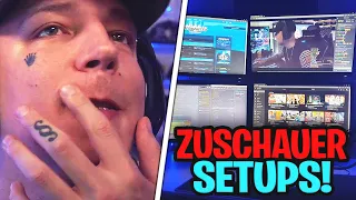 Monte BEWERTET ZUSCHAUER SETUPS😎 MontanaBlack Stream Highlights