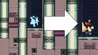 [최초 발견]록맨X2 천장 올라가기(4) : 배어리어 어태커 모형 변형 시키기