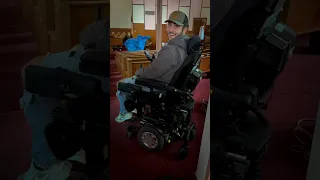 WORKING Electric wheelchair in an Abandoned Church!