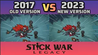 Stick War Legacy 2017 Vs Stick War Legacy 2023 Old Vs New Endless Deads Intro Comparison