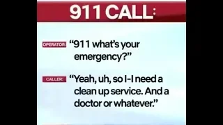 Man caught his dong in the sink - 911 call